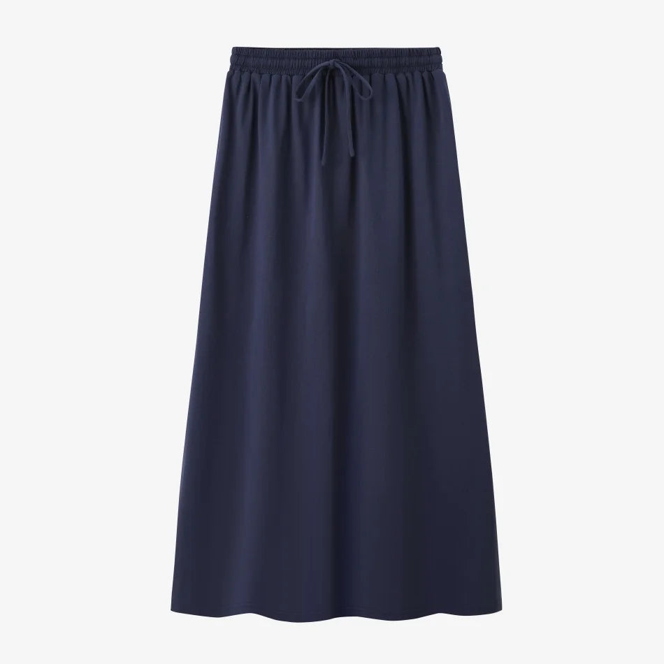navy skirt Color Women’s Oversized Knit Dress Set – Casual A-Line Style